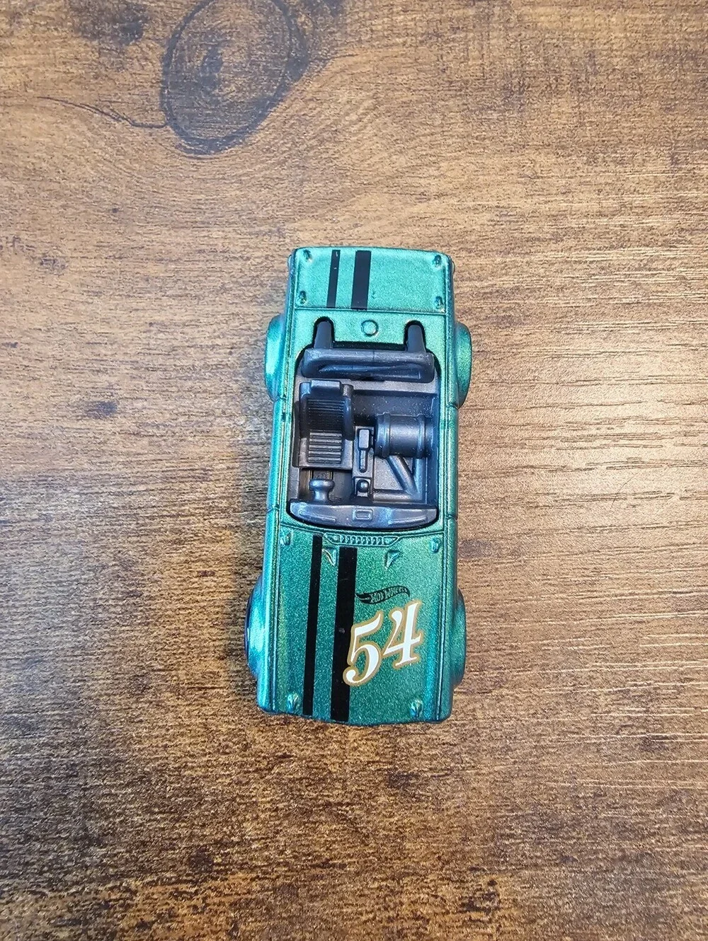 Hot Wheels Triumph TR6 from the 2021 HW Race Day series Sparkly Green